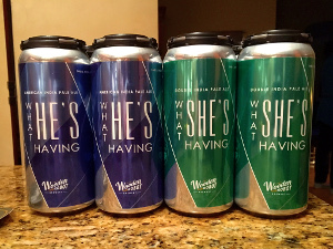 What He's Having and What She's Having from Wooden Robot Brewery