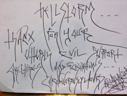 Hellstorm- Thanx for your utterly evil support. Greetings and Felicitations. Carniverously Yours, Belathauzer.