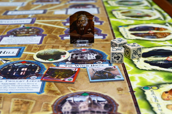 An open Gate and Two Monsters at The Witch House